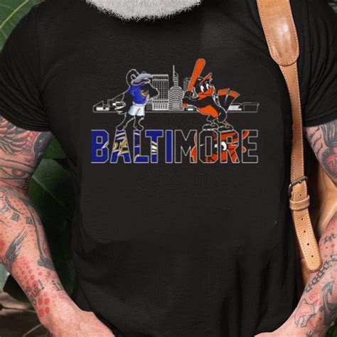 baltimore ravens and orioles shirt