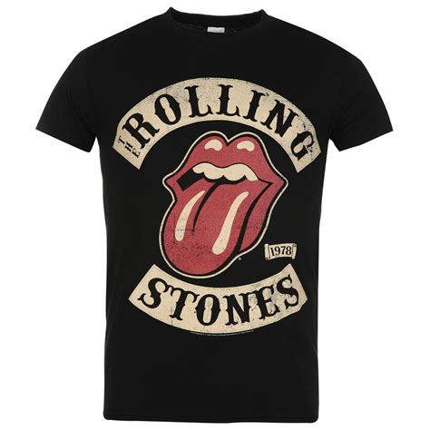 band t shirts rolling stones