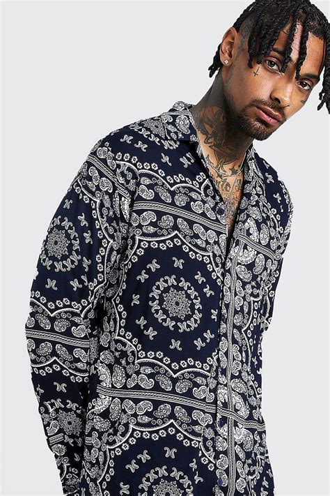 bandana shirt mens