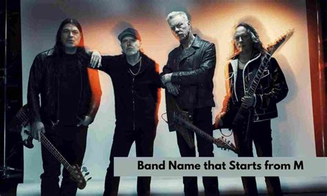 bands that start with m