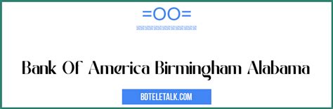 bank of america birmingham al PDF