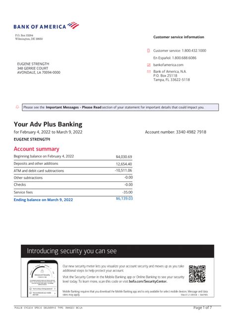 bank of america overdraft PDF