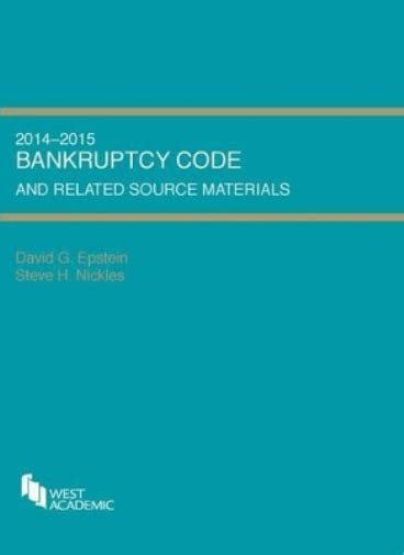 bankruptcy code and related source materials selected statutes Epub