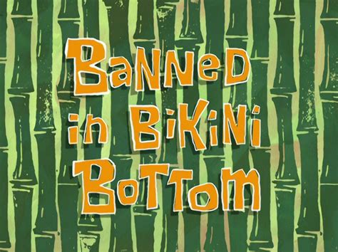 banned in bikini bottom