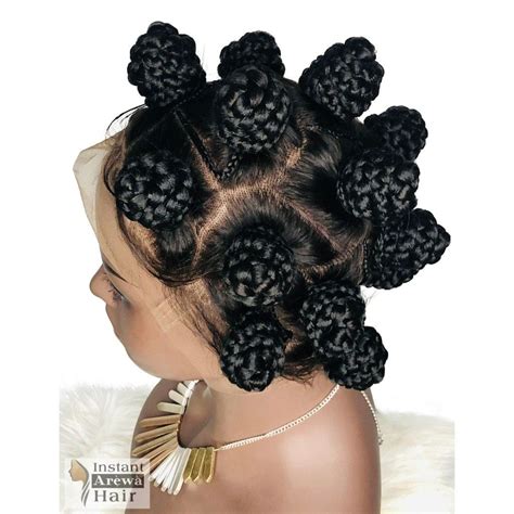 bantu knot wig