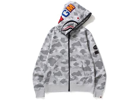 bape grey sweatshirt