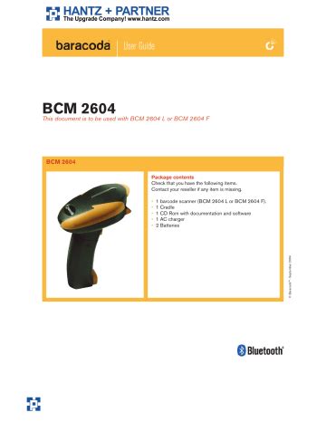 baracoda bcm 2604 scanners owners manual Epub