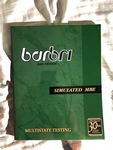 barbri bar review simulated mbe for multistate testing Reader