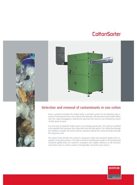 barco cottonsorter owners manual Doc