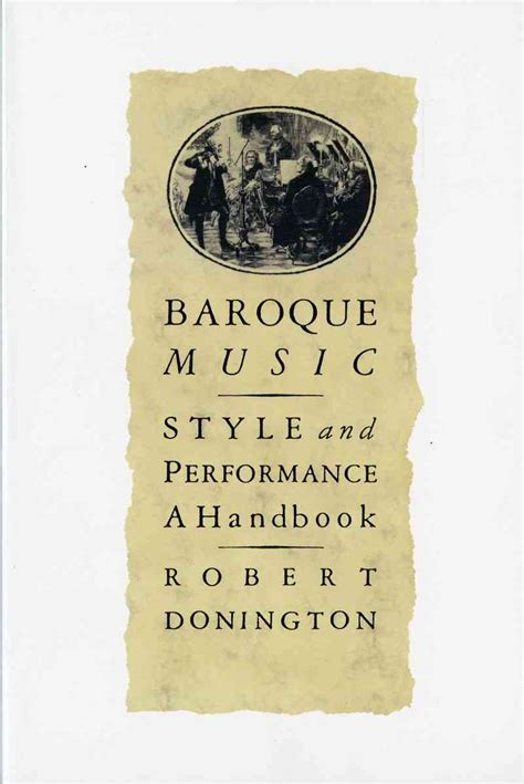 baroque music style and performance a handbook Kindle Editon