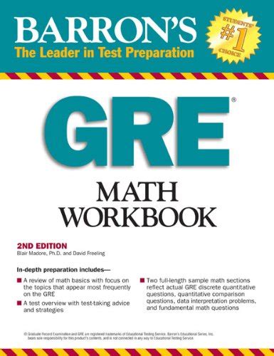 barron s gre math workbook 2nd edition Reader