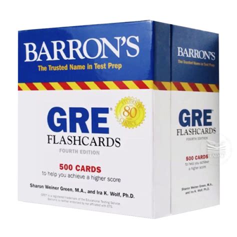 barrons gre flash cards PDF