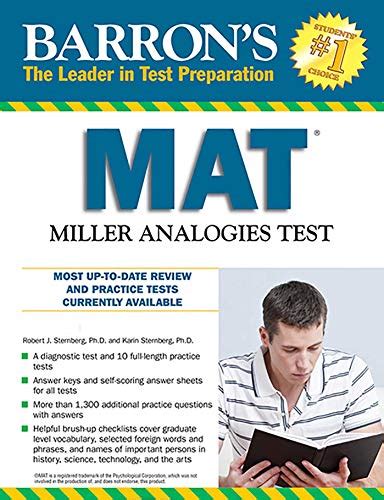 barrons mat 11th edition miller analogies test Reader