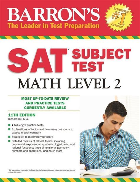barrons sat subject test math level 2 11th edition PDF
