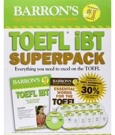 barrons toefl ibt superpack 2nd edition Kindle Editon