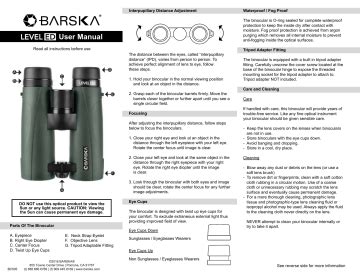 barska ab10128 binoculars owners manual Kindle Editon