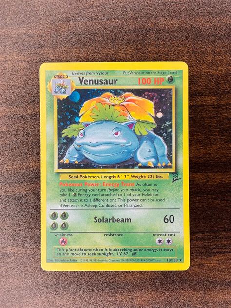 base set 2 venusaur