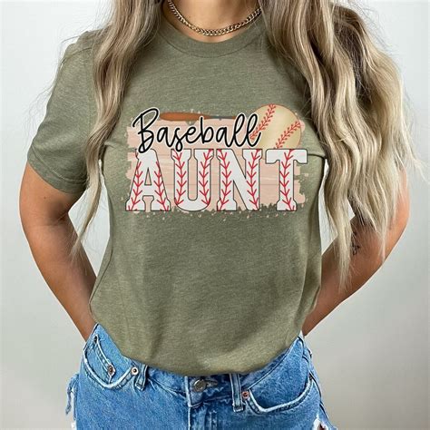 baseball aunt shirt