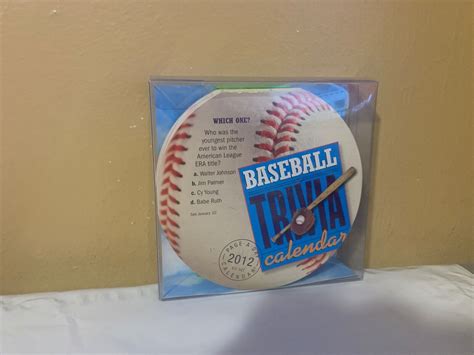 baseball trivia diecut calendar 2011 Doc