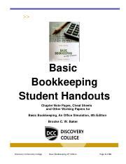 basic bookkeeping curriculum guide discovery community Doc