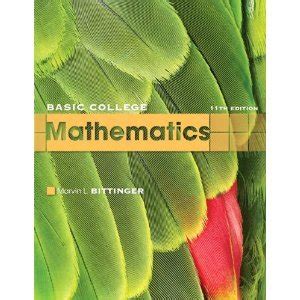 basic college mathematics 11th edition answer Reader