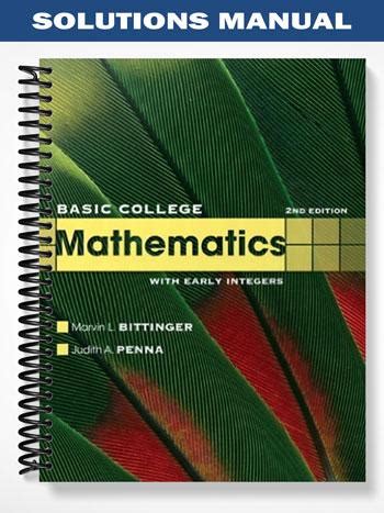basic college mathematics with early integers 2nd edition Doc