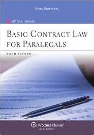 basic contract law for paralegals sixth edition Epub