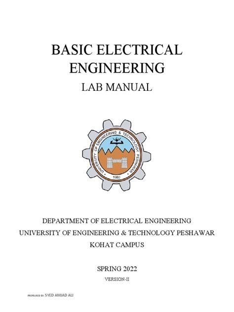 basic electrical engg lab manual Epub