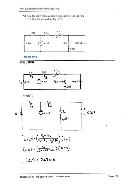 basic engineering circuit analysis 10th solution PDF