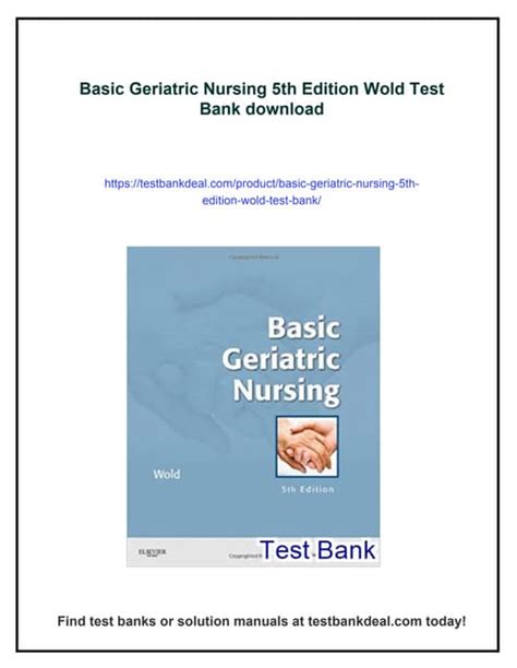 basic geriatric nursing 5th edition world test bank Doc