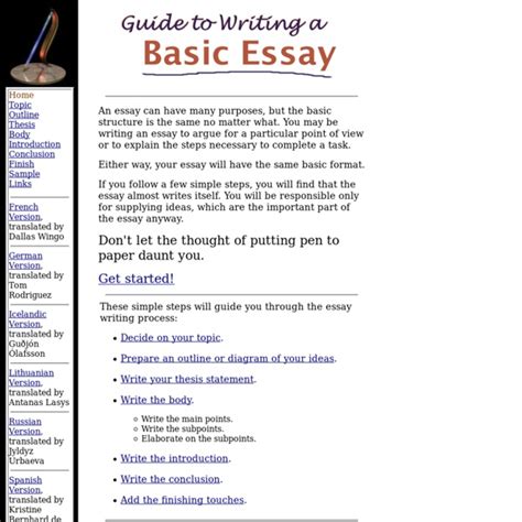 basic guide to essay writing Epub