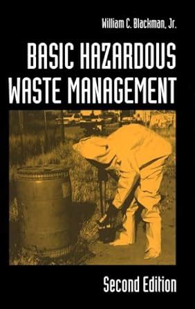 basic hazardous waste management third edition PDF