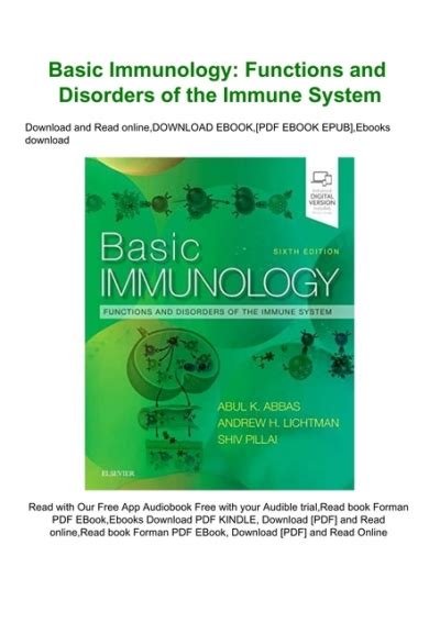 basic immunology functions and disorders of the immune system 4e Kindle Editon