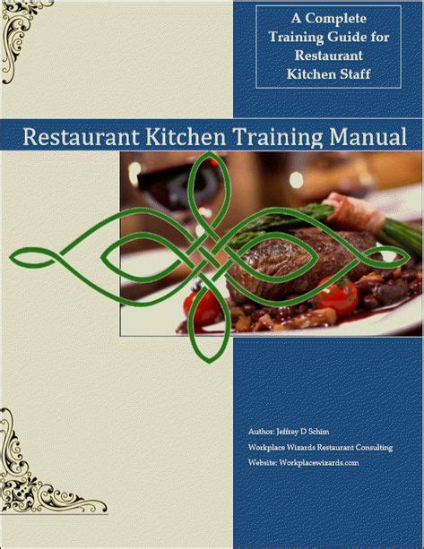 basic kitchen training manual Epub