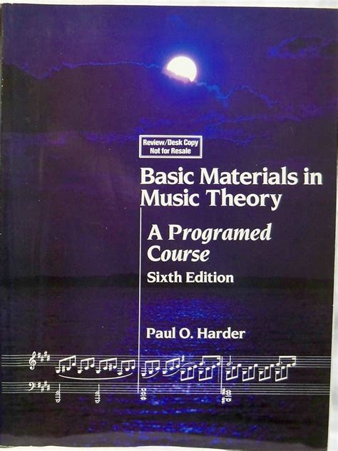basic materials music theory programed Reader