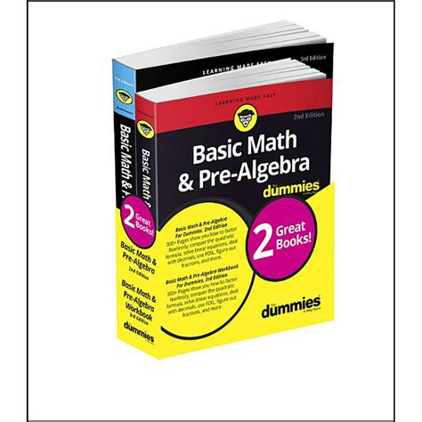 basic math and pre algebra for dummies 1st first edition Epub