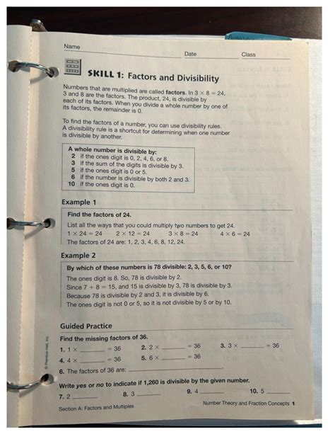 basic math skills study guide Epub