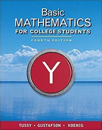 basic mathematics for college students 4th edition PDF