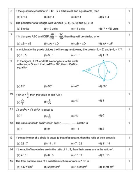 basic maths test papers Epub