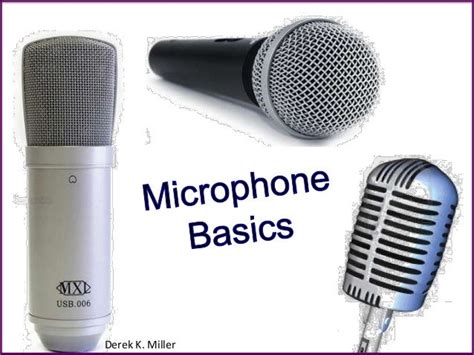 basic microphones music technology series Doc