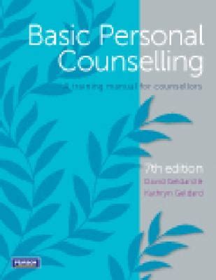 basic personal counselling 7th edition Reader