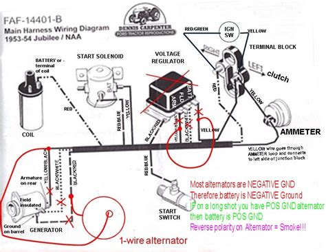 basic wiring alternator for ford golden jubilee Kindle Editon