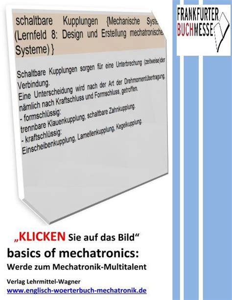 basics mechatronics werde zum mechatronik multitalent ebook PDF