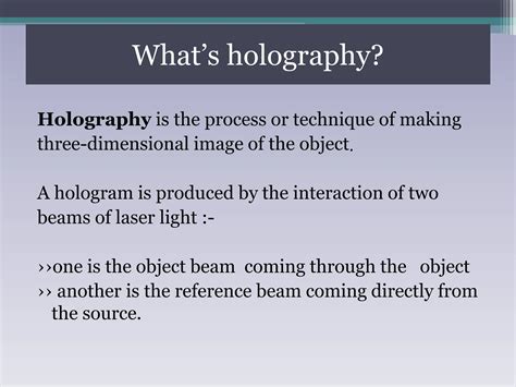 basics of holography basics of holography Doc