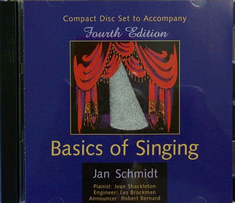 basics singing jan schmidt Ebook Kindle Editon