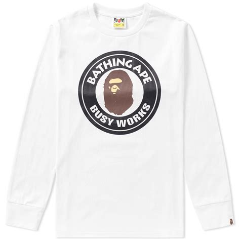 bathing ape long sleeve shirt