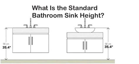 bathroom counter height