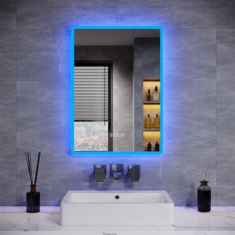 bathroom mirror with led light