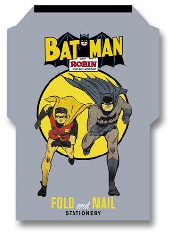 batman and robin fold and mail stationery Reader