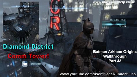 Batman Arkham Origins Walkthrough Comms Tower